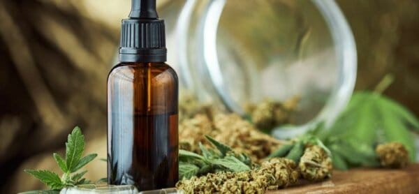 Wiet olie flesje, wiet,