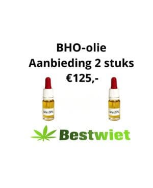 BHO olie aanbieding